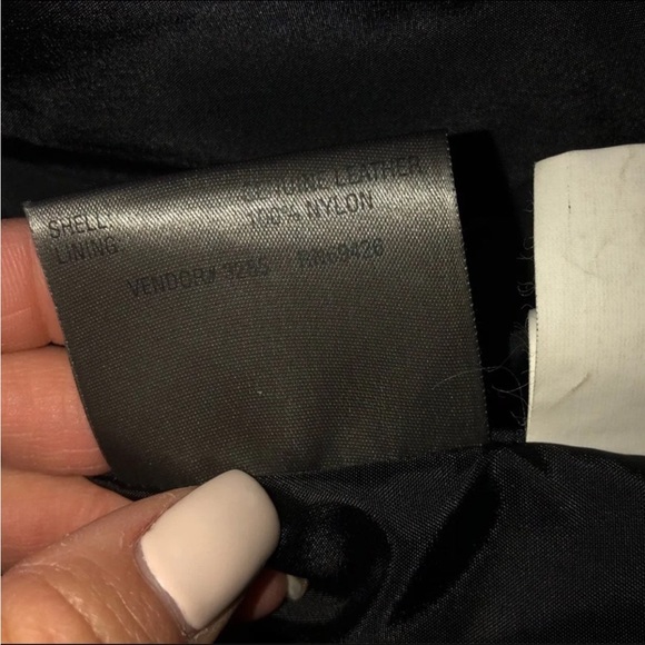 Wilson’s Leather vintage men’s black biker jacket XL - Picture 5 of 8